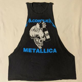 Rare Vintage Metallica - Alcoholica Sleeveless Shirt Garage Days Slayer Thrash