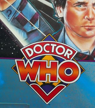 VERY RARE Doctor Who 1987 25TH ANNIVERSARY POSTER BBC 37 