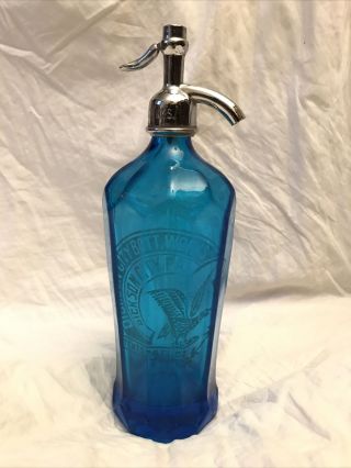 Rare Vintage Seltzer Bottle 1900 