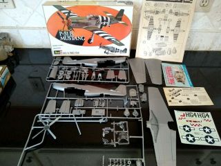 Rare Vintage Revell 1/32 P - 51 B Mustang Kit 4401 Dated 1979 Complete