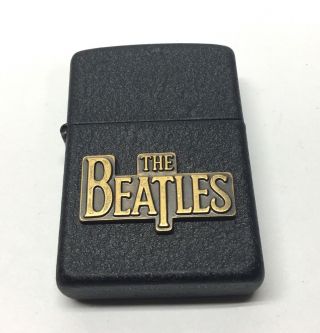 Rare 1996 Beatles " The Beatles " Zippo Lighter Apple Licensed Lighter