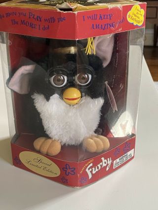 Furby Graduation Special Limited Edition Rare Misprint Box 70 - 886 1999