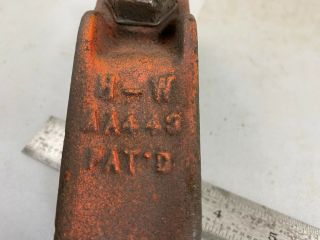 VINTAGE H - W (HEIN WERNER?) AUTO BODY PULL CLAMP AA443,  Unusual And Rare 2