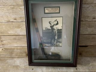 Rare Golf Robert T.  “bobby” Jones Jr.  1930 Grand Slam Year Shadow Box