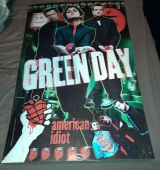 Green Day American Idiot 3d Lenticular Poster Rare