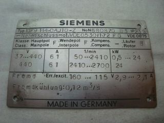Siemens Ac Electric Motor Manufacturer 