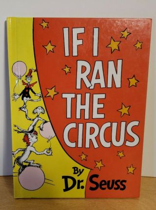 Dr.  Seuss If I Ran The Circus Hardcover Vintage 1984 V.  G. ,  Rare