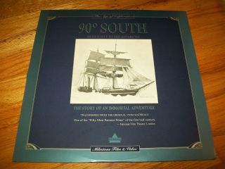 90 Degrees South With Scott To The Antarctic Laserdisc Ld Very Good Very Rare