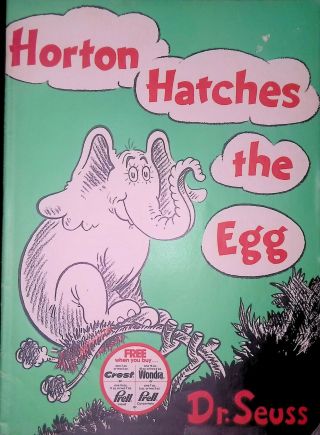 1940/1968 Dr Seuss - Horton Hatches The Egg - Very Rare Crest Promo Comic Book Nm