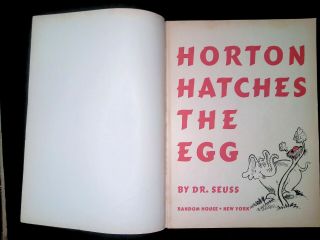 1940/1968 Dr Seuss - Horton Hatches the Egg - VERY RARE Crest Promo Comic Book NM 2