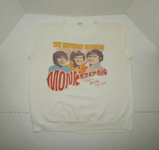 Rare Vintage The Monkees 20th Anniversary Celebration Concert T Shirt Authentic