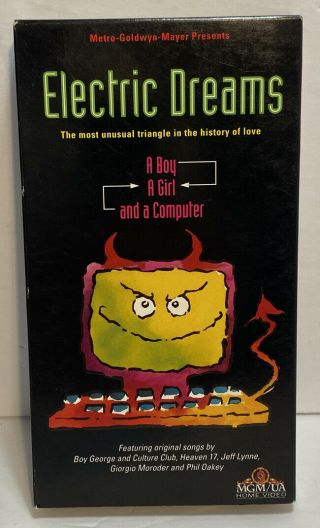 Electric Dreams Vhs 1984 Vintage Computer Movie Cult Classic 1993 Sci - Fi Rare