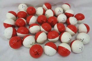 Vintage Ping Eye Golf Ball White & Red - Rare - Karsten - Qty - Pokeball Pokemon