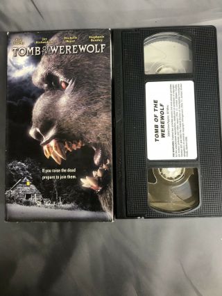 Tomb Of The Werewolf Rare Macabre Horror Vhs