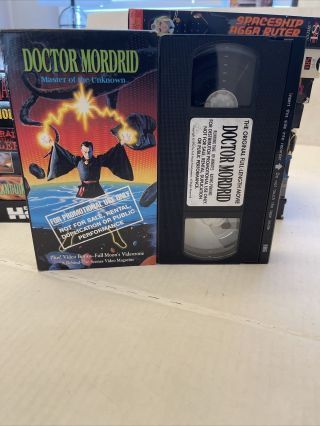 Doctor Mordrid Rare Screener Promo Demo Vhs Horror Slasher