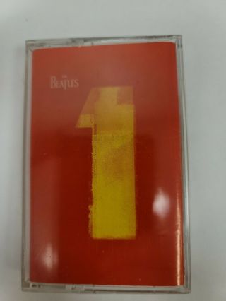 Beatles 1 Cassette Apple (2000 Release) Rare