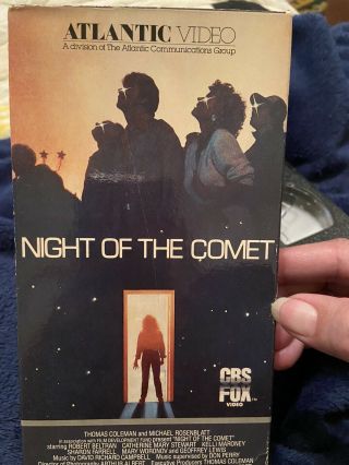 Night Of The Comet (vhs,  1984) Cbs Fox Rare Cover Cult Horror Comedy