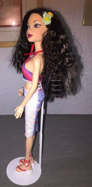 Mattel Barbie My Scene 2004 Jammin ' in Jamaica Nolee Doll Raven Hair Rare 3
