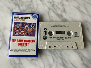 The Dave Brubeck Quartet Time Out Cassette Tape Promo Columbia Cjt 40585 Rare