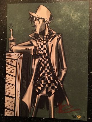 Nooligan Art Rare Puzzle Piece Smoke Card Art Print