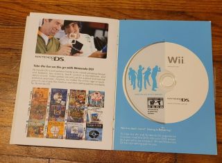 Rare Nintendo Wii/ds Promotional 2007 Dvd Disc