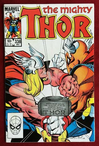 Thor 338⭐️2nd Beta Ray Bill Vf,  /nm⭐️walt Simonson Legendary Cover ⭐️⭐️ Rare