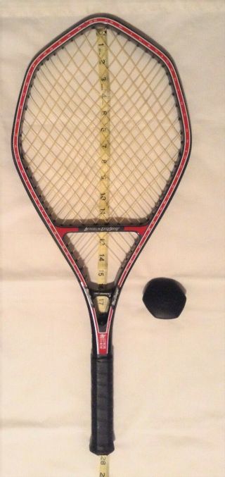 Rare Find " Bergelin Long String " Adjustable Tennis Racquet By Mac Gregor