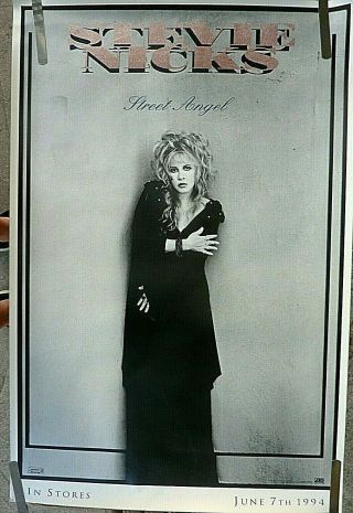 Rare Stevie Nicks Street Angel 1994 Vintage Music Store Promo Poster