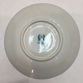 RARE DISCONTINUED LENOX APPLE BLOSSOM PATTERN BLUE DEMITASSE SAUCER ONLY 3