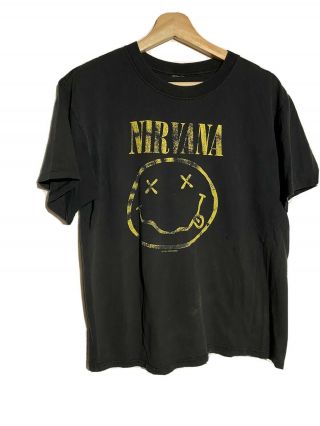 Rare Vintage 90s Nirvana T Shirt Size Medium