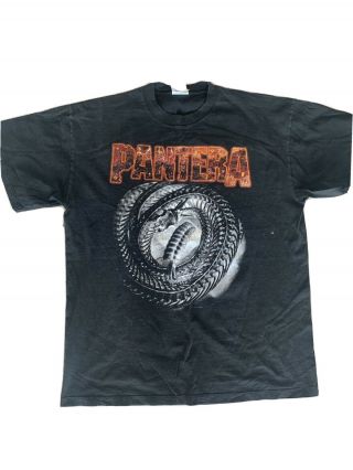 Vintage Pantera T - Shirt Vtg Rare 90s Metal Tour Shirt