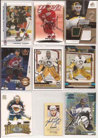 2003 - 04 Pacific Complete Red 405 Marc - Andre Fleury Rare Rc Parallel 