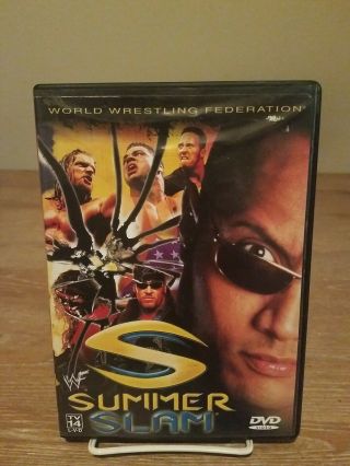 Summerslam 2000 Wwf Dvd Usa Release Wwe Wrestling With Rare Insert