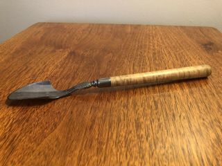 Vintage Gorham Spoon Ornate W/ Wood Handle Marked Rare