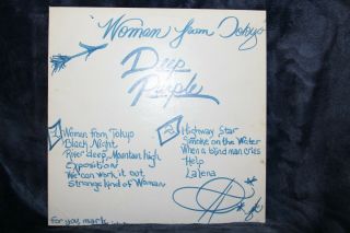 Deep Purple - Woman From Tokyo Lp Vinyl Live Bootleg Rare