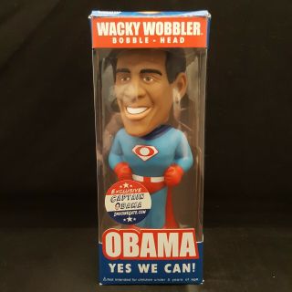 Funko Barack Obama Obama Exclusive Wacky Wobbler Bobble Head - Rare