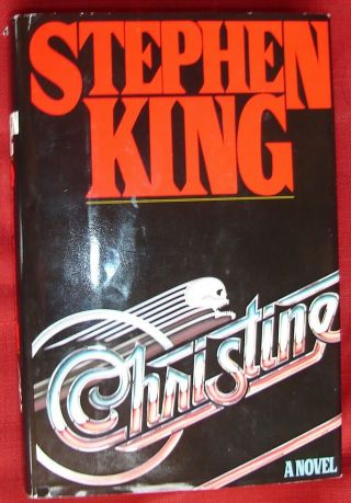 Christine By Stephen King (1983,  Hardcover) - Hc,  Dj - Bce - Rare -