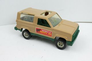 Strombecker Tootsietoy Usa Ford Bronco Ii Rescue Plastic Toy Truck Model Rare