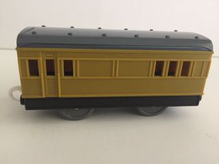 Thomas And Friends Trackmaster Dodge Yellow Mustard Coach Car Rare