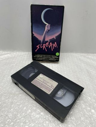Rare Vhs Scream (1982 Version) Slasher Horror Vhs Movie Quisenberry