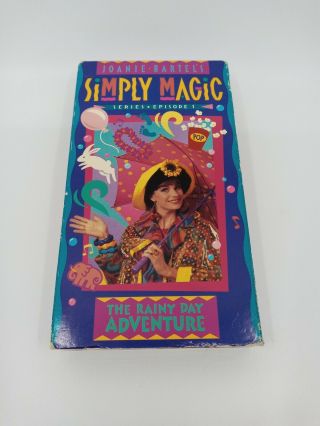 Joanie Bartels Simply Magic Episode 1 The Rainy Day Adventure Vhs Rare