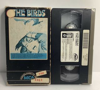 The Birds Vhs - Alfred Hitchcock Mca Rainbow Horror Release Rare