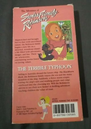 The Adventures Of Swiss Family Robinson | VERY Rare OOP Anime 1981 VHS | PMT 2