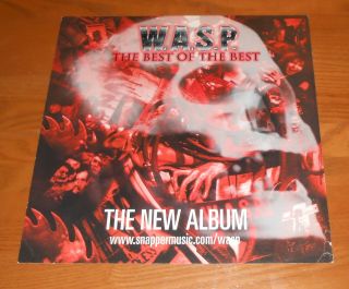W.  A.  S.  P.  The Best Of The Best Poster Flat Square Promo 12x12 Rare