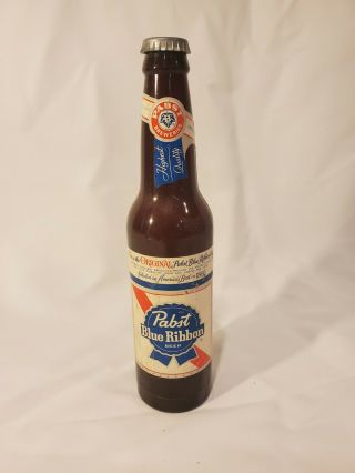 Rare Vintage Pbr Pabst Blue Ribbon Beer Plastic Bottle Flashlight