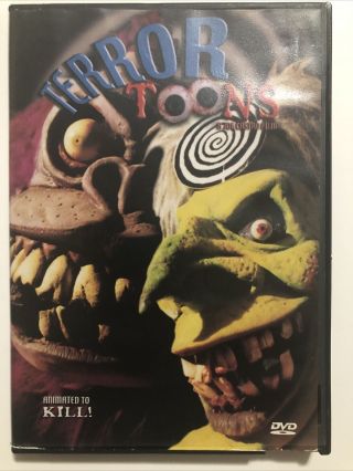 Terror Toons (2002) Brain Damage Dvd Rare,  Oop