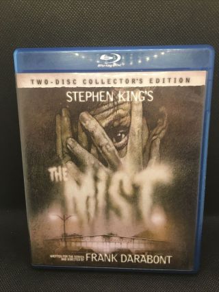 Stephen Kings The Mist Blu - Ray 2 - Disc Oop Rare Out Of Print Exclusive Htf