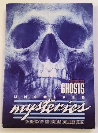 Unsolved Mysteries - Ghosts: Volume 1 (dvd,  2009,  2 - Disc Set) Rare Horror Dvd