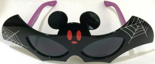 Rare Tokyo Disney Resort Halloween Mickey Bat Vampire Sunglasses Japan Us96