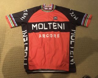 Men’s Sms/santini Molteni Bike Cycle Jersey - Large Rare